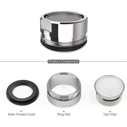 3pcs Brass Water Saving Faucet