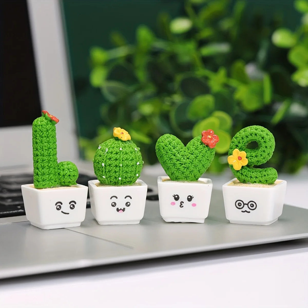 1 Set Of 4 Mini Succulent Set Artificial Succulent