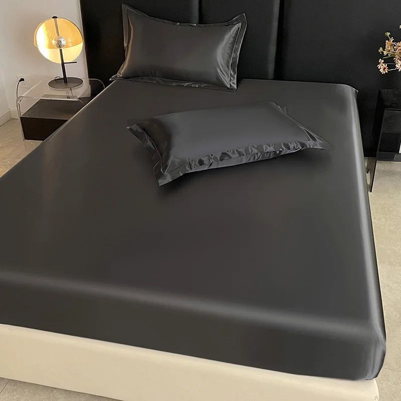 Satin Elastic Fitted Sheet