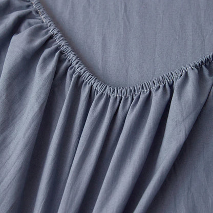 Cotton Fitted Sheet with Elastic Band