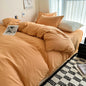 Bed Linen Solid Cotton Bedding Set with Sheet