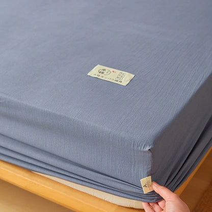 Cotton Fitted Sheet with Elastic Band