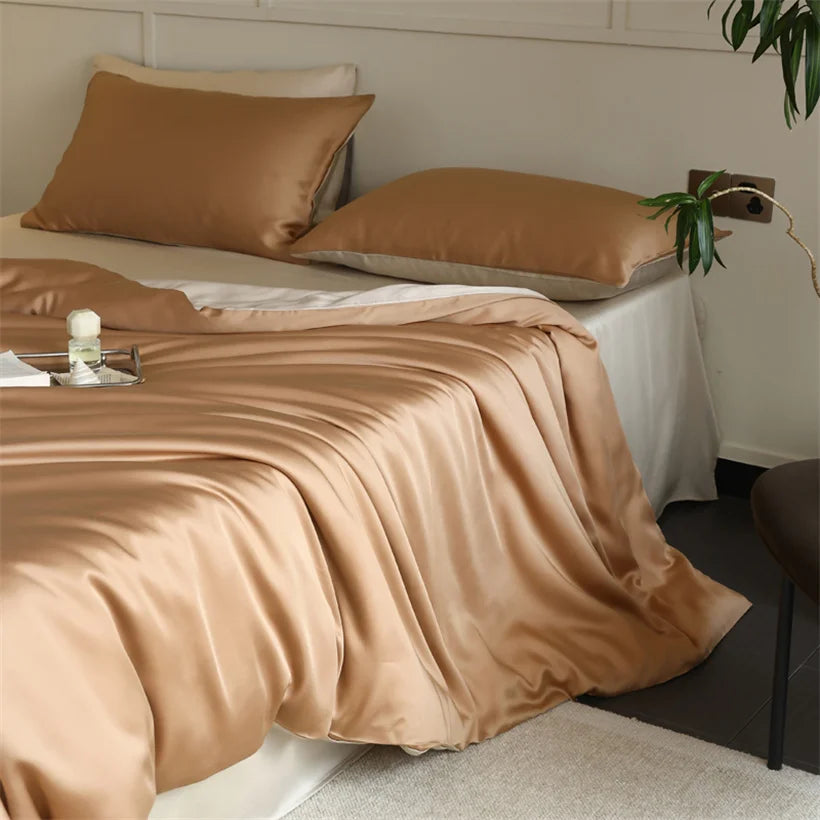 Mulberry Silk Bedding Set Luxury Natural 100% Silk