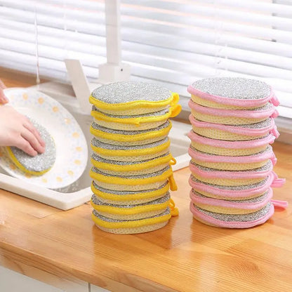 10/20/50PCS Double Side Dishwashing Sponge
