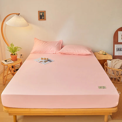 Cotton Fitted Sheet with Elastic Band