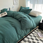 Bed Linen Solid Cotton Bedding Set with Sheet