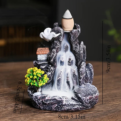Backflow Incense Holder Waterfall Incense Burner