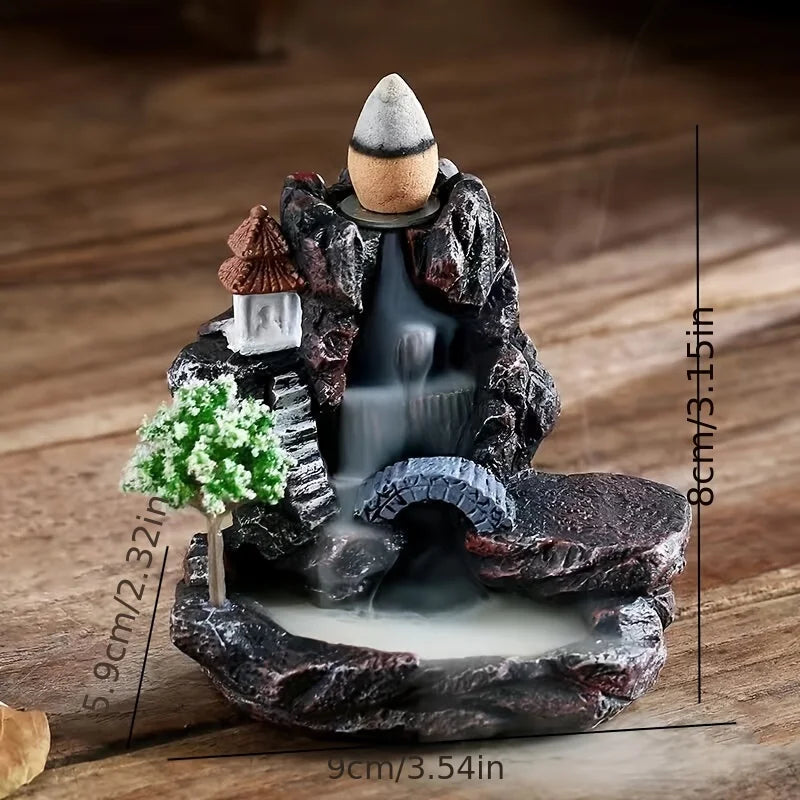 Backflow Incense Holder Waterfall Incense Burner