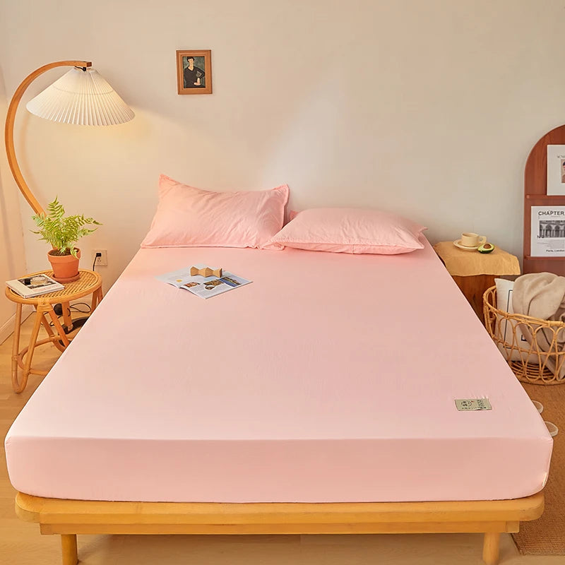 Cotton Fitted Sheet with Elastic Band