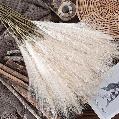 10pcs Artificial Reed Ins Wind Bouquet