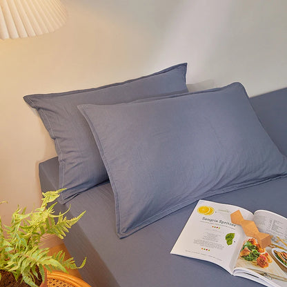 Cotton Fitted Sheet with Elastic Band