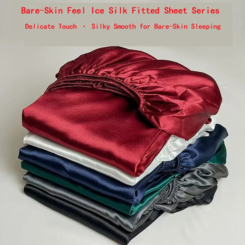 Satin Elastic Fitted Sheet