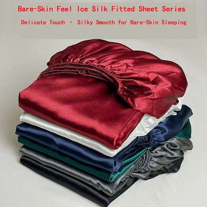 Satin Elastic Fitted Sheet