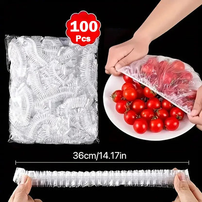 100pcs Disposable Food Cover
