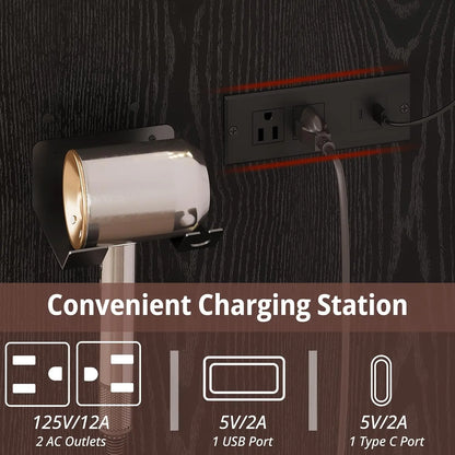 Small Makeup Vanity Table with 5 Drawers