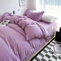 Bed Linen Solid Cotton Bedding Set with Sheet