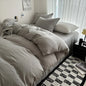Bed Linen Solid Cotton Bedding Set with Sheet