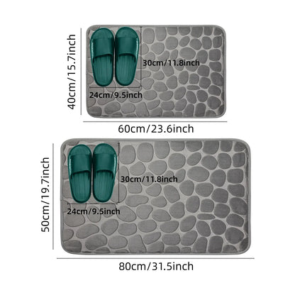 Anti-Slip Cobblestone Floor Mat