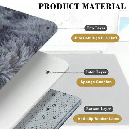 Plush Carpet For Living Room Sofa Floor