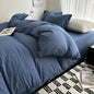 Bed Linen Solid Cotton Bedding Set with Sheet