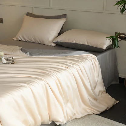 Mulberry Silk Bedding Set Luxury Natural 100% Silk