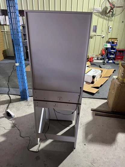 Small Compact Makeup Vanity Set with Hidden Storage Stool