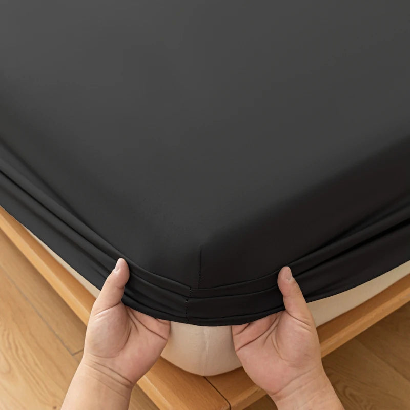 Skin-friendly Bed Cover with Elastic Band
