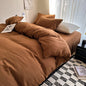 Bed Linen Solid Cotton Bedding Set with Sheet