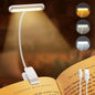 USB Rechargeable Book Light 3 Color Adjustable LED