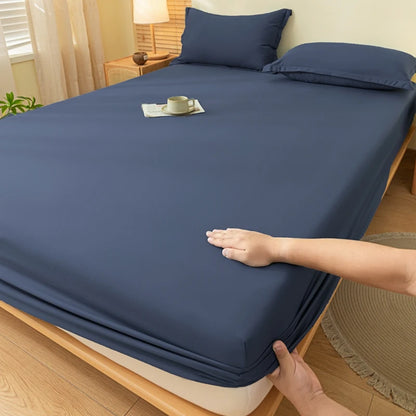 Skin-friendly Bed Cover with Elastic Band