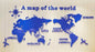 Mirror World Map Acrylic 3D Wall Stickers