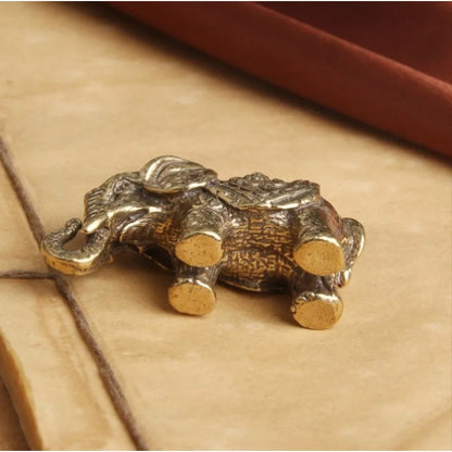 Antique Bronze Minature Elephant