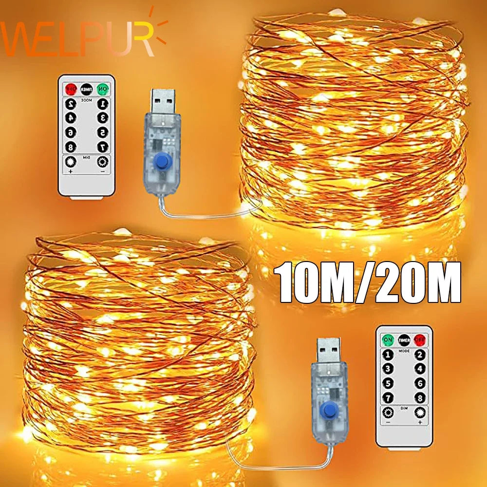 5M/10M/20M USB LED String