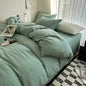 Bed Linen Solid Cotton Bedding Set with Sheet