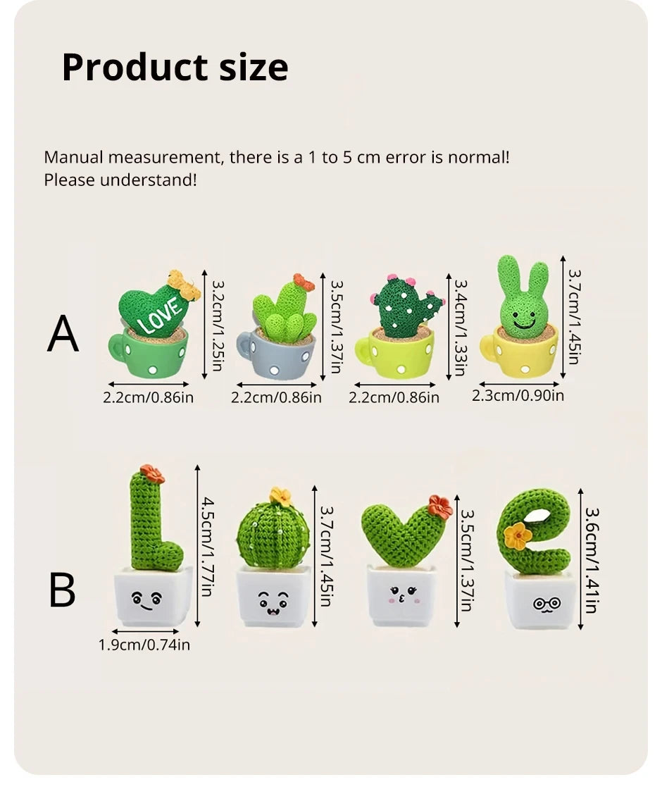 1 Set Of 4 Mini Succulent Set Artificial Succulent