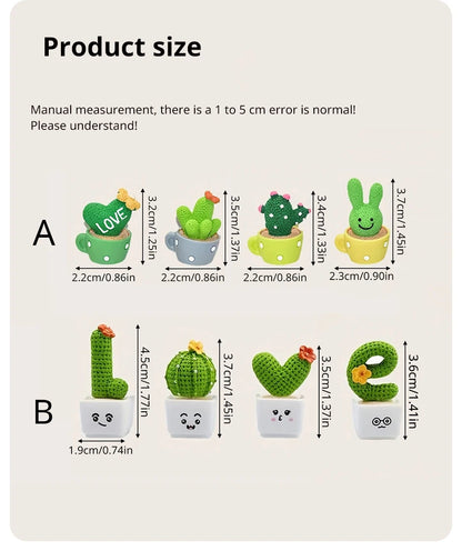 1 Set Of 4 Mini Succulent Set Artificial Succulent