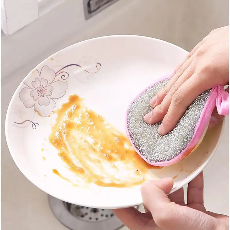 10/20/50PCS Double Side Dishwashing Sponge