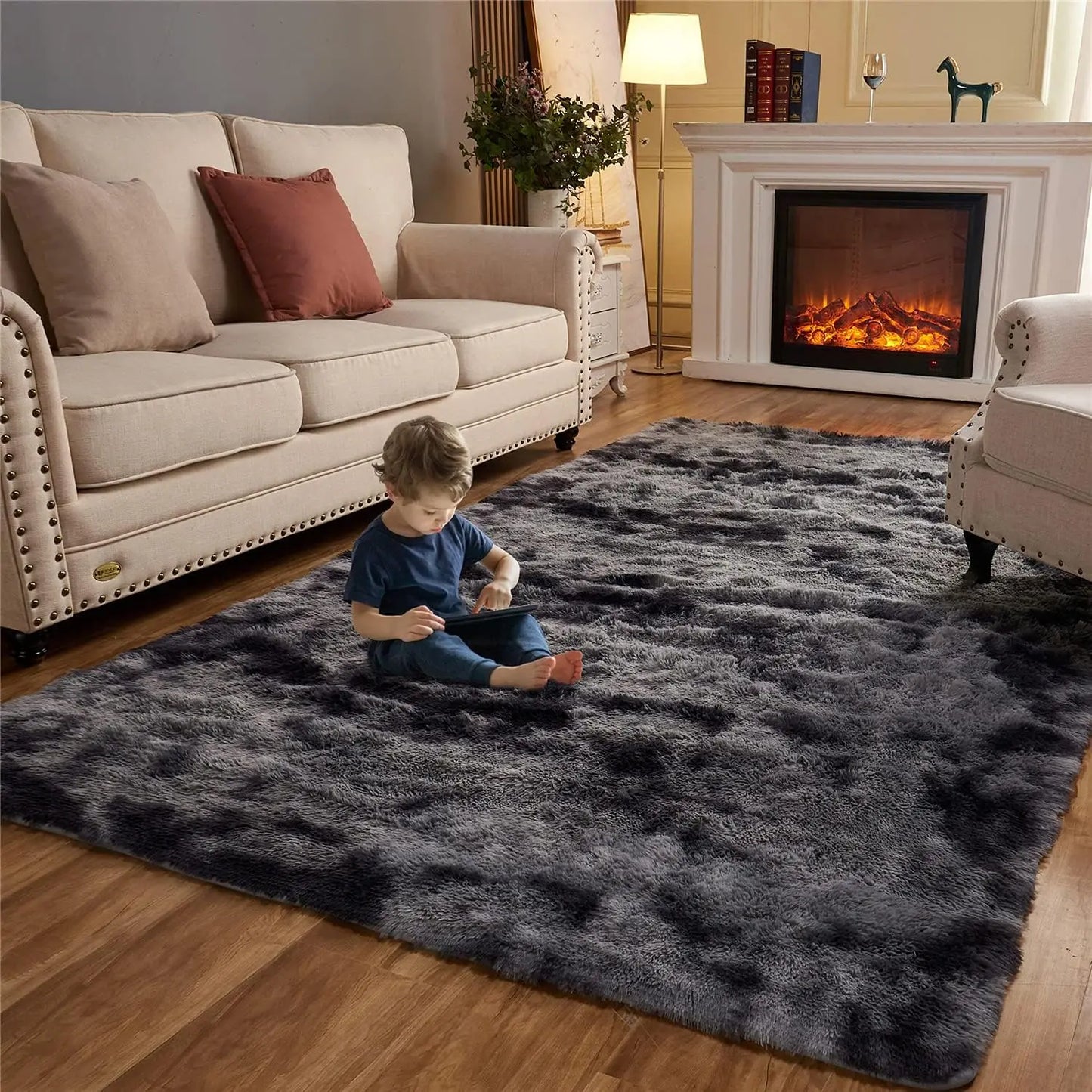 VIKAMA Modern Plush Carpet