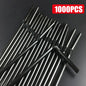 100-1000Pcs Drinking Straws Colorful & Black