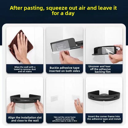 3/2/1 PCS Strong Adhesive No Drill Shower Shelf