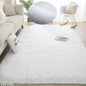 White Fluffy Hall Carpet