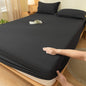 Skin-friendly Bed Cover with Elastic Band