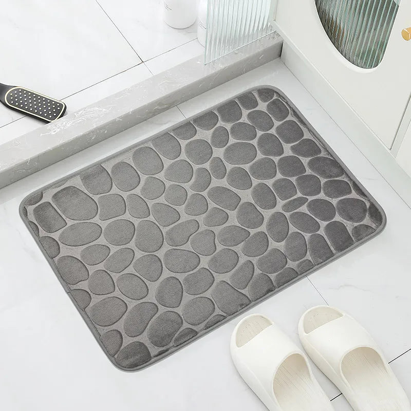 Anti-Slip Cobblestone Floor Mat
