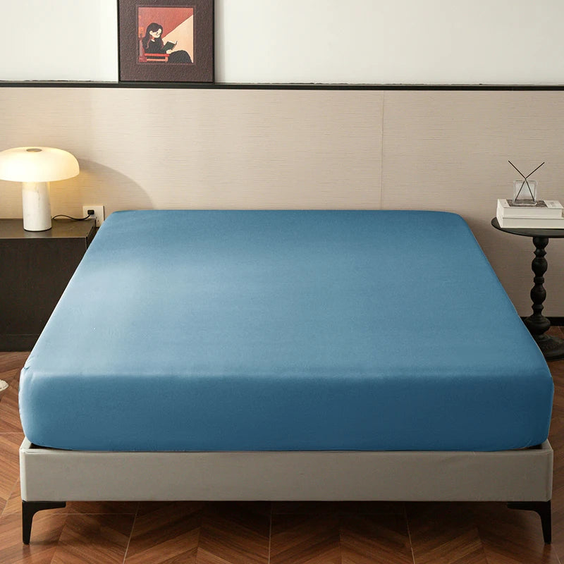 Cotton Bedsheet With Elastic Band Suitable For Multi Size Beds 140/160/200cm