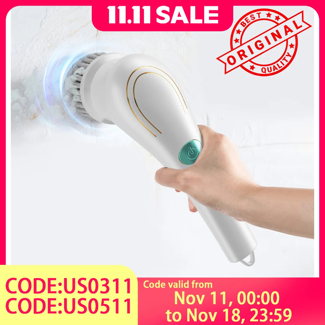 Five in One Multifunctional Electric Cleaning Brush