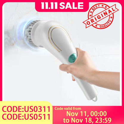 Five in One Multifunctional Electric Cleaning Brush